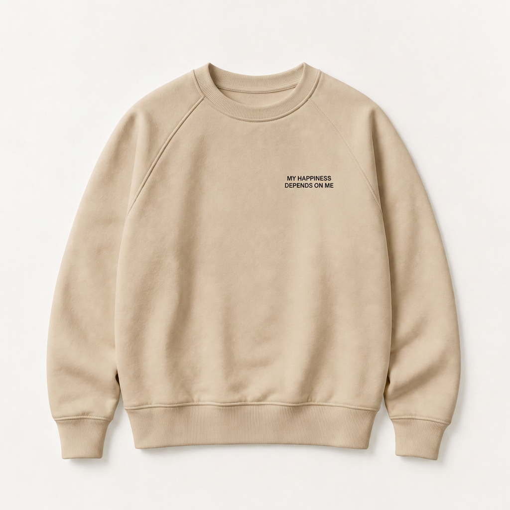 APOET My Happiness Depends On Me heavyweight sweatshirt — Drop 001